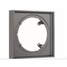   Hansgrohe ShowerSelect Comfort E hosszabbító rozetta 22 mm, szálcsiszolt fekete króm 13617340