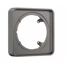   Hansgrohe ShowerSelect Comfort Q hosszabbító rozetta 22 mm, szálcsiszolt fekete króm 13618340