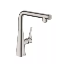   Hansgrohe Metris Select M71 rozsdamentes acél hatású konyhai csaptelep 14847800