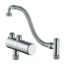   Hansgrohe Ecostat termosztát falsík alatti szereléshez sarokszeleppel, króm 15346000