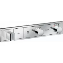   Hansgrohe RainSelect termosztát falsík alatti szereléshez, 2 fogyasztóhoz, króm 15355000