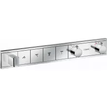   Hansgrohe RainSelect falsík alatti termosztátos csaptelep 4 fogyasztóhoz, króm 15357000