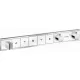 Hansgrohe RainSelect termosztátos zuhanycsaptelep, 5 fogyasztóhoz, króm/fehér 15358400