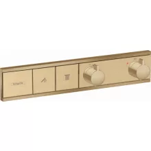   Hansgrohe RainSelect szálcsiszolt bronz falsík alatti termosztátos csaptelep 15380140