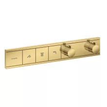   Hansgrohe RainSelect 3 funkciós termosztát falsík alatti telepítéshez, polírozott arany 15381990