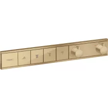   Hansgrohe RainSelect szálcsiszolt bronz termosztát falsík alatti szereléshez 15382140