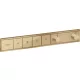 Hansgrohe RainSelect szálcsiszolt bronz termosztát falsík alatti szereléshez 15382140
