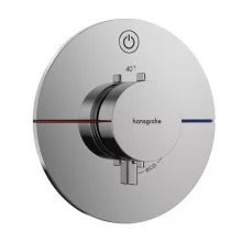   Hansgrohe ShowerSelect Comfort S falsík alatti 1 funkciós termosztát, króm 15553000