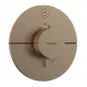 Hansgrohe ShowerSelect Comfort S falsík alatti 1 funkciós termosztát, szálcsiszolt bronz 15553140