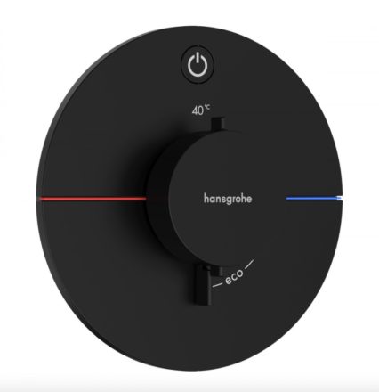 Hansgrohe ShowerSelect Comfort S falsík alatti 1 funkciós termosztát, matt fekete 15553670