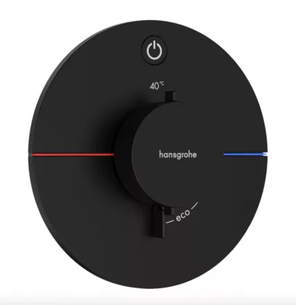 Hansgrohe ShowerSelect Comfort S falsík alatti 1 funkciós termosztát, matt fekete 15553670