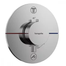   Hansgrohe ShowerSelect Comfort S falsík alatti 2 funkciós termosztát, króm 15554000