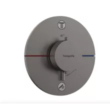   Hansgrohe ShowerSelect Comfort S 2 funkciós termosztát, szálcsiszolt fekete króm 15556340