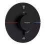 Hansgrohe ShowerSelect Comfort S 2 funkciós termosztát, biztonsági kombinációval, matt fekete 15556670