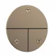 Hansgrohe ShowerSelect Comfort S falsík alatti elzáró- és váltószelep, szálcsiszolt bronz 15558140