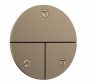 Hansgrohe ShowerSelect Comfort S falsík alatti elzáró- és váltószelep, szálcsiszolt bronz 15558140
