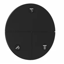   Hansgrohe ShowerSelect Comfort S 3 funkciós falsík alatti elzáró- és váltószelep, matt fekete 15558670