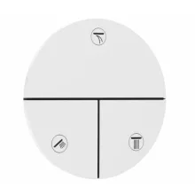   Hansgrohe ShowerSelect Comfort S 3 funkciós falsík alatti elzáró- és váltószelep, matt fehér 15558700