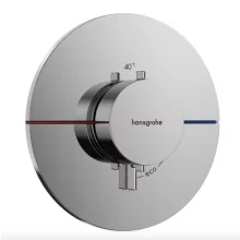   Hansgrohe ShowerSelect Comfort S falsík alatti termosztát mennyiségszabályozóval, króm 15559000