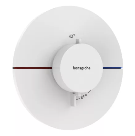 Hansgrohe ShowerSelect Comfort S falsík alatti termosztát mennyiségszabályozóval, matt fehér 15559700