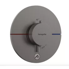   Hansgrohe ShowerSelect Comfort S rejtett termosztát 1 fogyasztóhoz és 1 további kimenethez, szálcsiszolt fekete króm 15562340