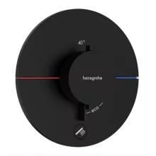  Hansgrohe ShowerSelect Comfort S rejtett termosztát 1 fogyasztóhoz és 1 további kimenethez, matt fekete 15562670