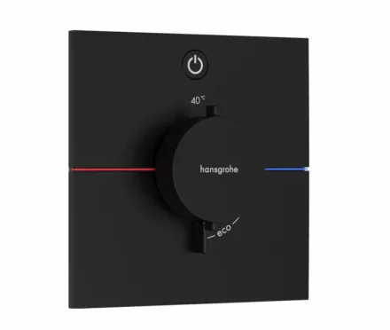Hansgrohe ShowerSelect Comfort E 1 funkciós falsík alatti termosztát, matt fekete 15571670