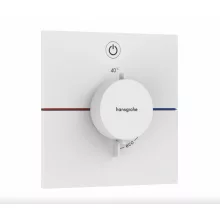   Hansgrohe ShowerSelect Comfort E 1 funkciós falsík alatti termosztát, matt fehér 15571700