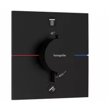   Hansgrohe ShowerSelect Comfort E 2 funkciós falsík alatti termosztát, matt fekete 15572670