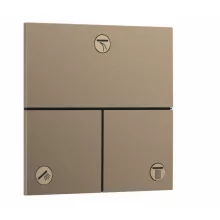   Hansgrohe ShowerSelect Comfort E falsík alatti elzáró- és váltószelep, szálcsiszolt bronz 15573140