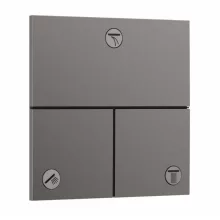   Hansgrohe ShowerSelect Comfort E falsík alatti elzáró- és váltószelep, szálcsiszolt fekete króm 15573340