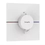 Hansgrohe ShowerSelect Comfort E falsík alatti termosztát mennyiségszabályozóval, matt fehér 15574700