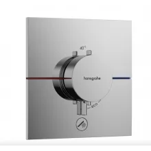   Hansgrohe ShowerSelect Comfort E rejtett termosztát 1 fogyasztóhoz és 1 további kimenethez, króm 15575000