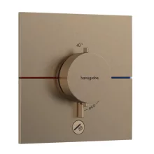   Hansgrohe ShowerSelect Comfort E rejtett termosztát 1 fogyasztóhoz és 1 további kimenethez, szálcsiszolt bronz 15575140