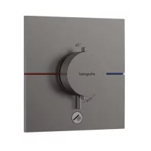   Hansgrohe ShowerSelect Comfort E rejtett termosztát 1 fogyasztóhoz és 1 további kimenethez, szálcsiszolt fekete króm 15575340