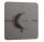 Hansgrohe ShowerSelect Comfort Q 1 funkciós falsík alatti termosztát, szálcsiszolt fekete króm 15581340