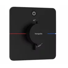   Hansgrohe ShowerSelect Comfort Q 1 funkciós falsík alatti termosztát, matt fekete 15581670