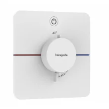   Hansgrohe ShowerSelect Comfort Q 1 funkciós falsík alatti termosztát, matt fehér 15581700