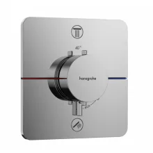   Hansgrohe ShowerSelect Comfort Q 2 funkciós falsík alatti termosztát, króm 15583000