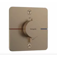   Hansgrohe ShowerSelect Comfort Q 2 funkciós falsík alatti termosztát, szálcsiszolt bronz 15583140