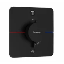   Hansgrohe ShowerSelect Comfort Q 2 funkciós falsík alatti termosztát, matt fekete 15583670