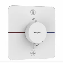   Hansgrohe ShowerSelect Comfort Q 2 funkciós falsík alatti termosztát, matt fehér 15583700