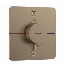   Hansgrohe ShowerSelect Comfort Q 2 funkciós falsík alatti termosztát, szálcsiszolt bronz 15586140