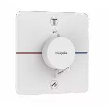   Hansgrohe ShowerSelect Comfort Q 2 funkciós falsík alatti termosztát, matt fehér 15586700