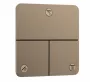 Hansgrohe ShowerSelect Comfort Q falsík alatti elzáró- és váltószelep, szálcsiszolt bronz 15587140