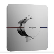   Hansgrohe ShowerSelect Comfort Q falsík alatti termosztát mennyiségszabályozóval, króm 15588000