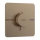 Hansgrohe ShowerSelect Comfort Q termosztát mennyiségszabályozóval, szálcsiszolt bronz 15588140