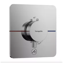  Hansgrohe ShowerSelect Comfort Q rejtett termosztát 1 fogyasztóhoz és 1 további kimenethez, króm 15589000