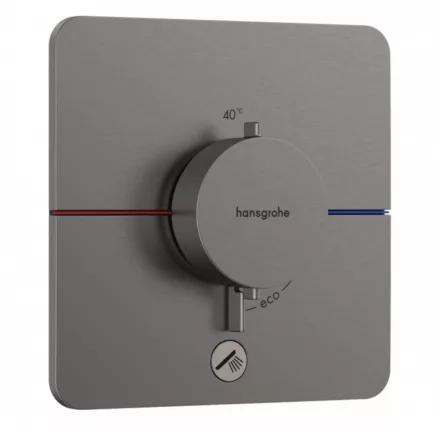 Hansgrohe ShowerSelect Comfort Q rejtett termosztát 1 fogyasztóhoz és 1 további kimenethez, szálcsiszolt fekete króm 15589340