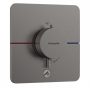 Hansgrohe ShowerSelect Comfort Q rejtett termosztát 1 fogyasztóhoz és 1 további kimenethez, szálcsiszolt fekete króm 15589340